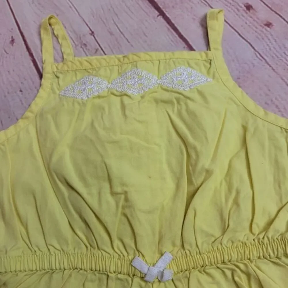 Carter's yellow romper 18mo